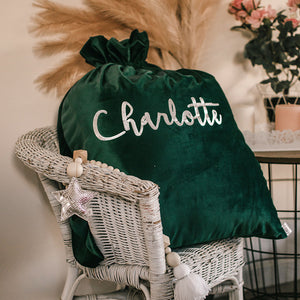 Velvet Santa Sacks - Luvi Shell