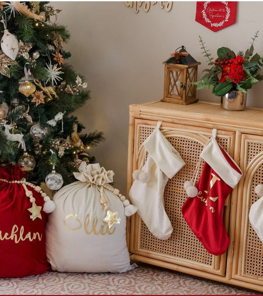Velvet Christmas Stockings